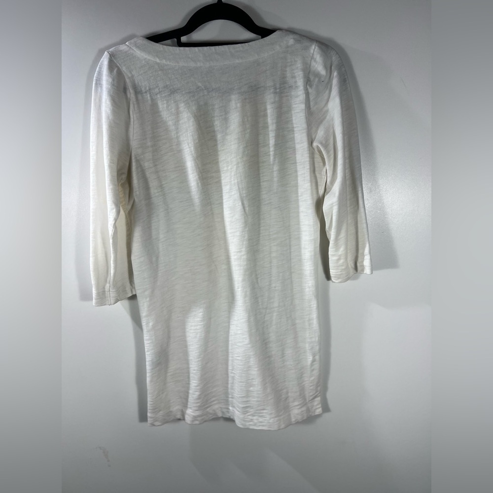 Boden Katrina V-Neck Tunic Top Sz 4 - Picture 6 of 9